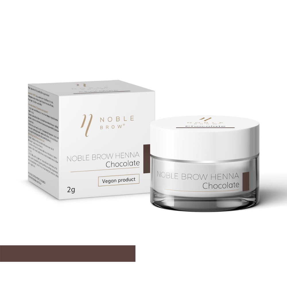 Henné per sopracciglia in polvere Noble Brow - CHOCOLATE