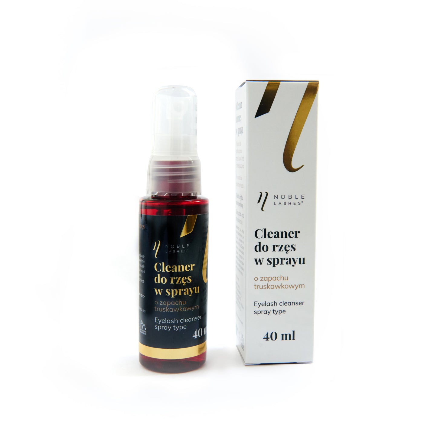 Cleaner grande per ciglia 40 ml - fragola